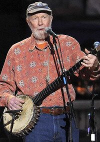 Pete Seeger at his 90th birthday celebration - May 2009