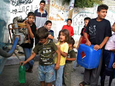 West Bank water distribution