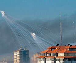 Gaza attack - phosphorous bombs