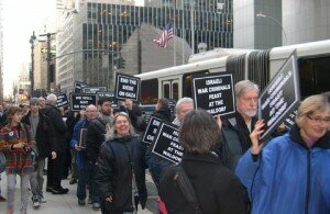 Friends of the IDF fundraiser protest - New York, 9 March 2010