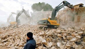 Shepherd Hotel demolition - Sheikh Jarrah, Jerusalem