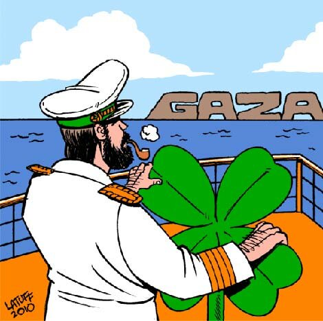 Latuff: Irish Boat to Gaza