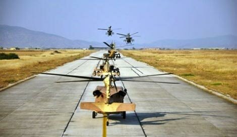 Greek and Israeli airforce drill