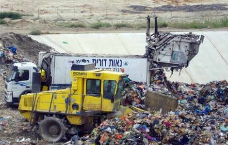 Violia's Tovlan landfill in the Jordan Valley