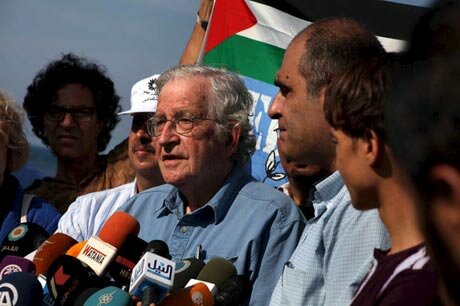 Noam Chomsky in Gaza - Oct 2012