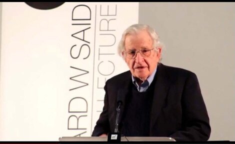 Noam Chomsky delivering the 2013 Edward Said Memorial Lecture