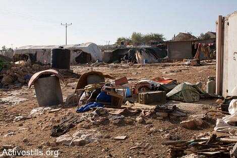 House Demolition: Um el-Kheir, South Hebron Hills - 14 January 2013