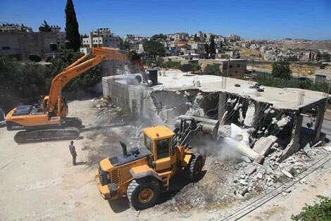 House demolition: Beit Hanina, East Jerusalem - 18 February 2013